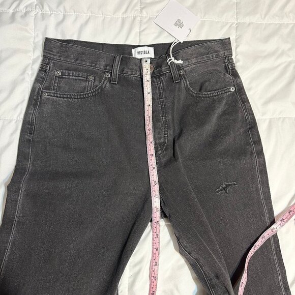 Pistola | Cassie Super High Rise Straight in Night Shade Distressed - Picture 8 of 9